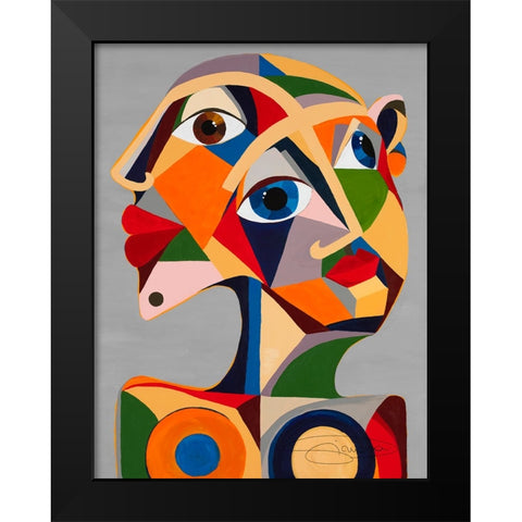 Morgonsol Black Modern Wood Framed Art Print by Florea, Simona