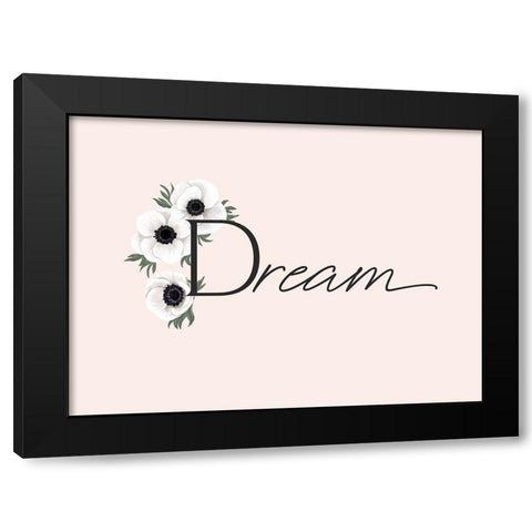 Anemone dream Black Modern Wood Framed Art Print with Double Matting by Laiz Blursbyai, Rosana