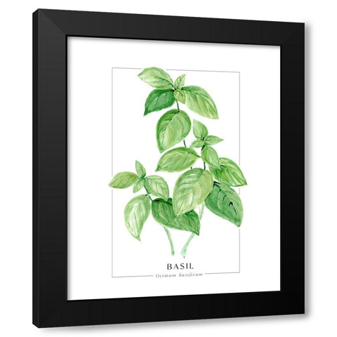 Basil II Black Modern Wood Framed Art Print by Laiz Blursbyai, Rosana