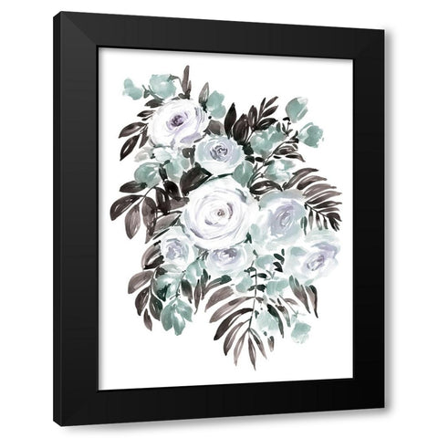 Harriet bouquet in steel Black Modern Wood Framed Art Print with Double Matting by Laiz Blursbyai, Rosana
