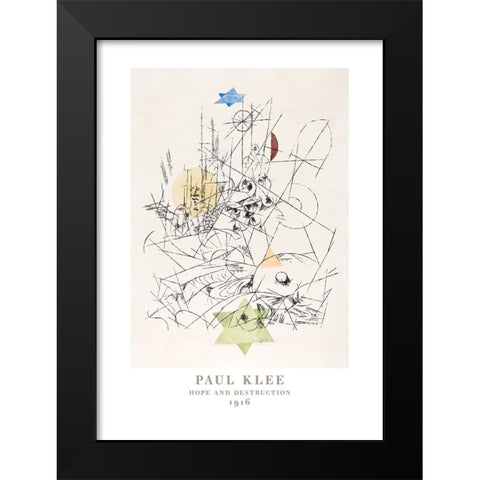 Hope and Destruction 1916 Black Modern Wood Framed Art Print by Pictufy