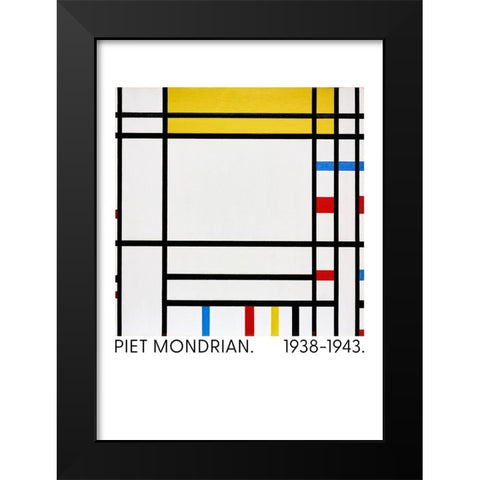 Place de la Concorde Black Modern Wood Framed Art Print by Pictufy