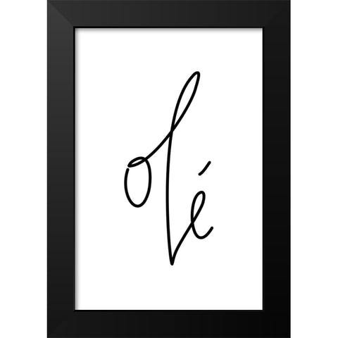 OlAc spanish hurrah! Black Modern Wood Framed Art Print by Laiz Blursbyai, Rosana