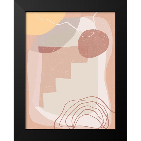 Stairway to Heaven Black Modern Wood Framed Art Print by Demir, Aylin
