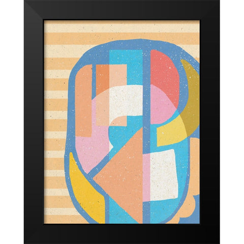 Signs a Block Black Modern Wood Framed Art Print by Demir, Aylin
