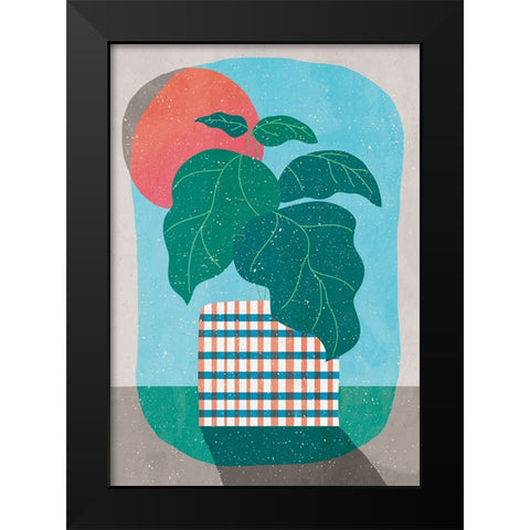 Plant a Horizon Black Modern Wood Framed Art Print by Demir, Aylin