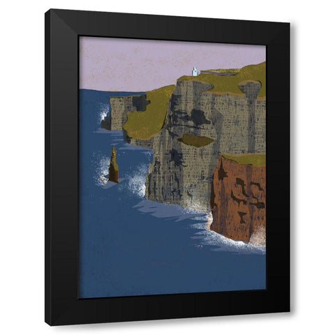 Cliffs of Moher-Ireland-Art Print-County Clare Black Modern Wood Framed Art Print by Trudgett, Charlotte