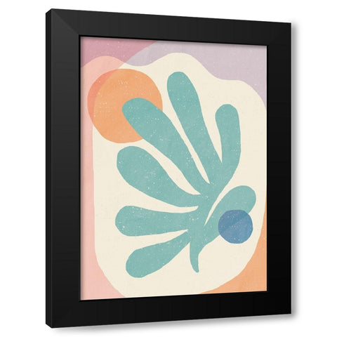 Sun a Moon Black Modern Wood Framed Art Print with Double Matting by Demir, Aylin