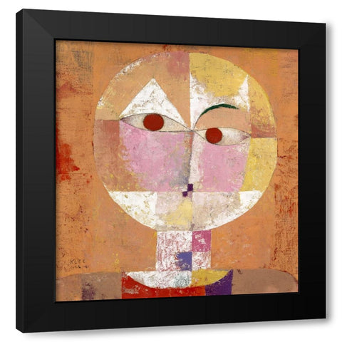 Senecio Baldgreis 1922 Black Modern Wood Framed Art Print by Pictufy