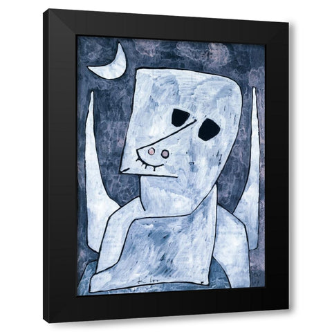 Angel Applicant 1939 Black Modern Wood Framed Art Print by Pictufy