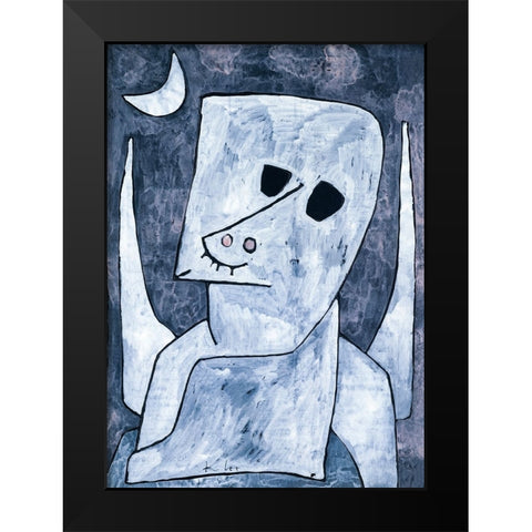 Angel Applicant 1939 Black Modern Wood Framed Art Print by Pictufy