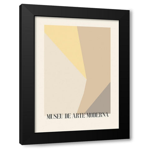 Museu De Arte Moderna 02 Black Modern Wood Framed Art Print with Double Matting by Pictufy Studio