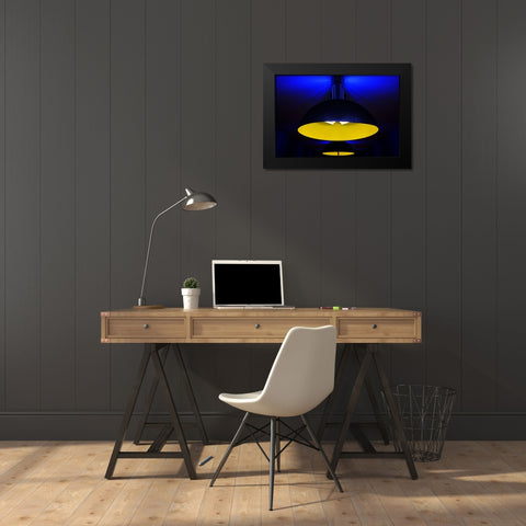 Underground Colors II Black Modern Wood Framed Art Print by Philippe-M