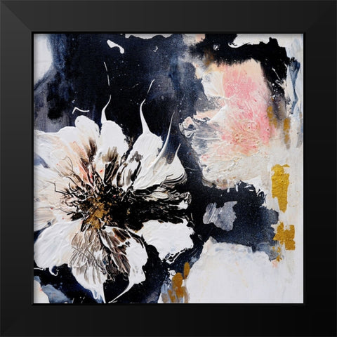 Dalie Black Modern Wood Framed Art Print by Wattre, Francoise