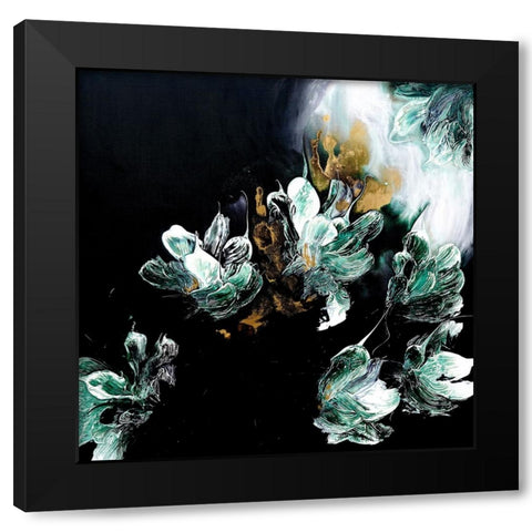 Dance with me Black Modern Wood Framed Art Print with Double Matting by Wattre, Francoise