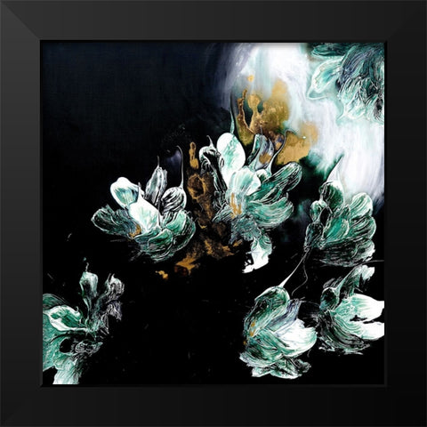 Dance with me Black Modern Wood Framed Art Print by Wattre, Francoise