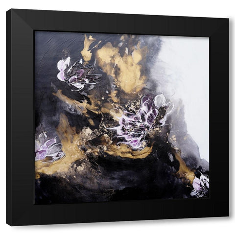 Dancing into the Sunset Black Modern Wood Framed Art Print by Wattre, Francoise