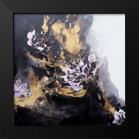 Dancing into the Sunset Black Modern Wood Framed Art Print by Wattre, Francoise