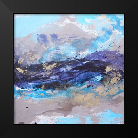 Ocean Breeze 2 Black Modern Wood Framed Art Print by Wattre, Francoise