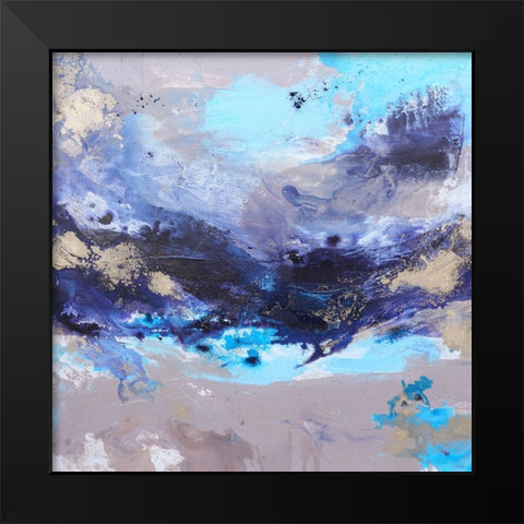 Ocean Breeze 1 Black Modern Wood Framed Art Print by Wattre, Francoise