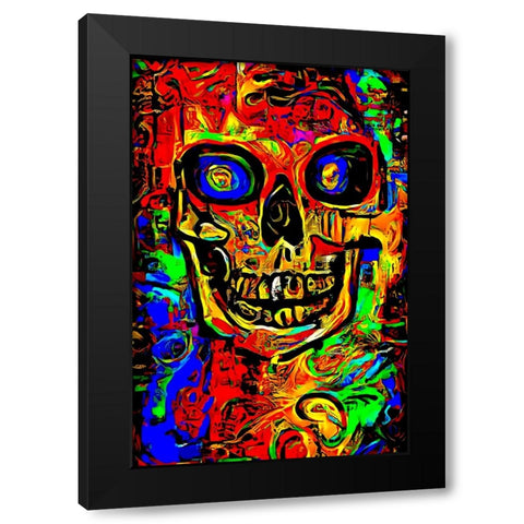 End Black Modern Wood Framed Art Print by Baco, Velibor