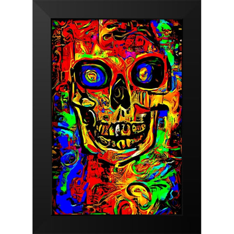 End Black Modern Wood Framed Art Print by Baco, Velibor