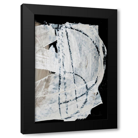 Mind No2 Black Modern Wood Framed Art Print by Hobday, Dan