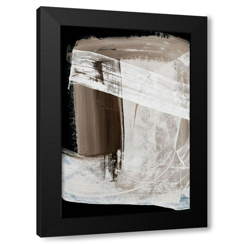 Mind Black Modern Wood Framed Art Print by Hobday, Dan