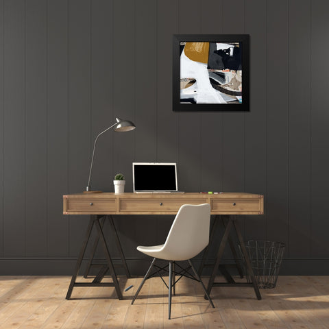 Trading Black Modern Wood Framed Art Print by Hobday, Dan