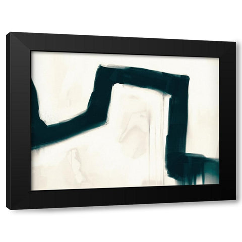Bridge Black Modern Wood Framed Art Print by Hobday, Dan