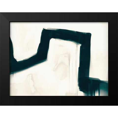 Bridge Black Modern Wood Framed Art Print by Hobday, Dan