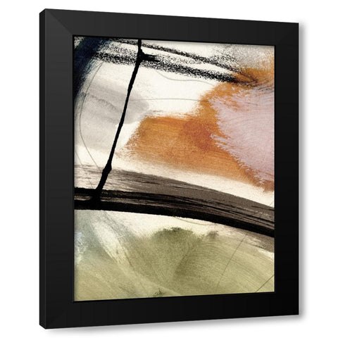 Light No2 Black Modern Wood Framed Art Print with Double Matting by Hobday, Dan