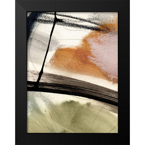Light No2 Black Modern Wood Framed Art Print by Hobday, Dan