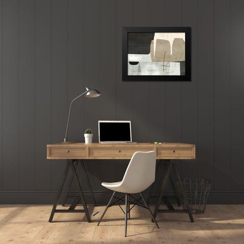 Change Black Modern Wood Framed Art Print by Hobday, Dan