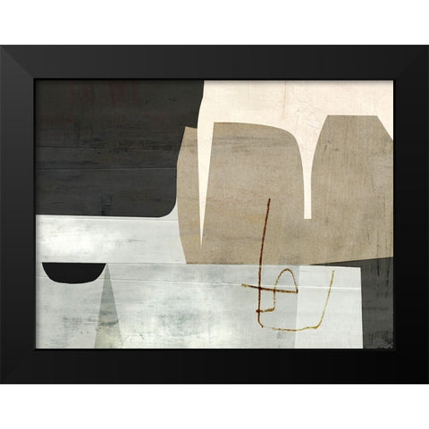 Change Black Modern Wood Framed Art Print by Hobday, Dan