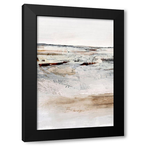 August Black Modern Wood Framed Art Print by Hobday, Dan