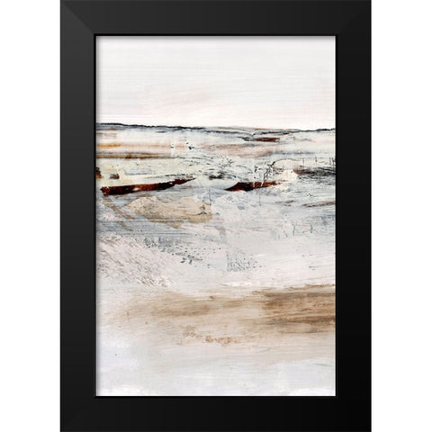 August Black Modern Wood Framed Art Print by Hobday, Dan