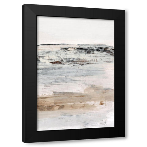 August No2 Black Modern Wood Framed Art Print with Double Matting by Hobday, Dan