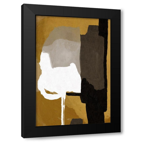 Resting Black Modern Wood Framed Art Print by Hobday, Dan
