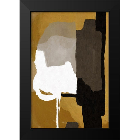 Resting Black Modern Wood Framed Art Print by Hobday, Dan