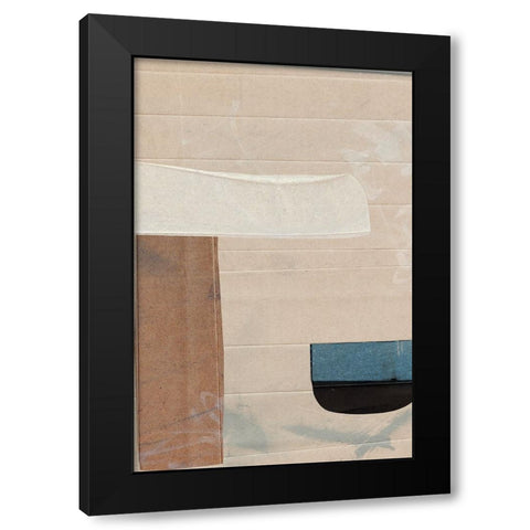 Sauna Black Modern Wood Framed Art Print by Hobday, Dan