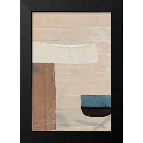 Sauna Black Modern Wood Framed Art Print by Hobday, Dan