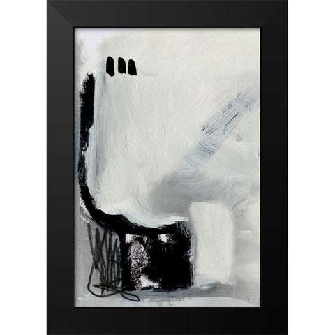 Beyond No2 Black Modern Wood Framed Art Print by Hobday, Dan