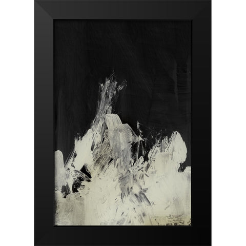 Unsettled Black Modern Wood Framed Art Print by Hobday, Dan
