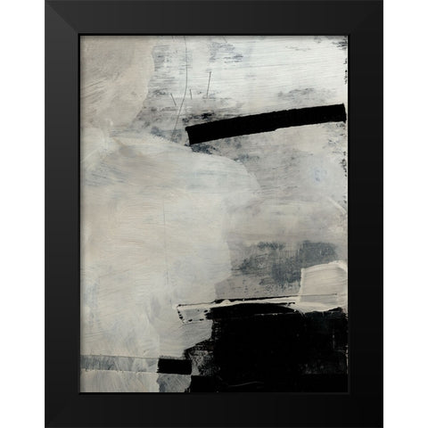 Forever Black Modern Wood Framed Art Print by Hobday, Dan