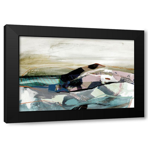 Elevation Black Modern Wood Framed Art Print by Hobday, Dan