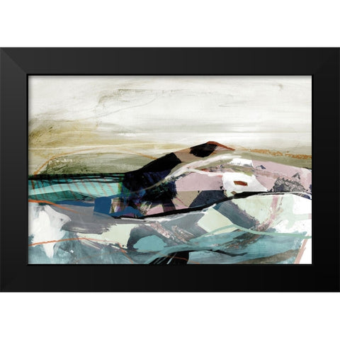 Elevation Black Modern Wood Framed Art Print by Hobday, Dan