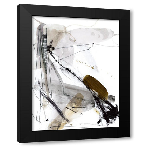 Lighthouse Black Modern Wood Framed Art Print with Double Matting by Hobday, Dan