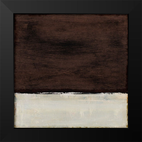 Night Black Modern Wood Framed Art Print by Hobday, Dan