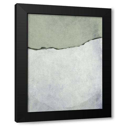 Divided Black Modern Wood Framed Art Print by Hobday, Dan